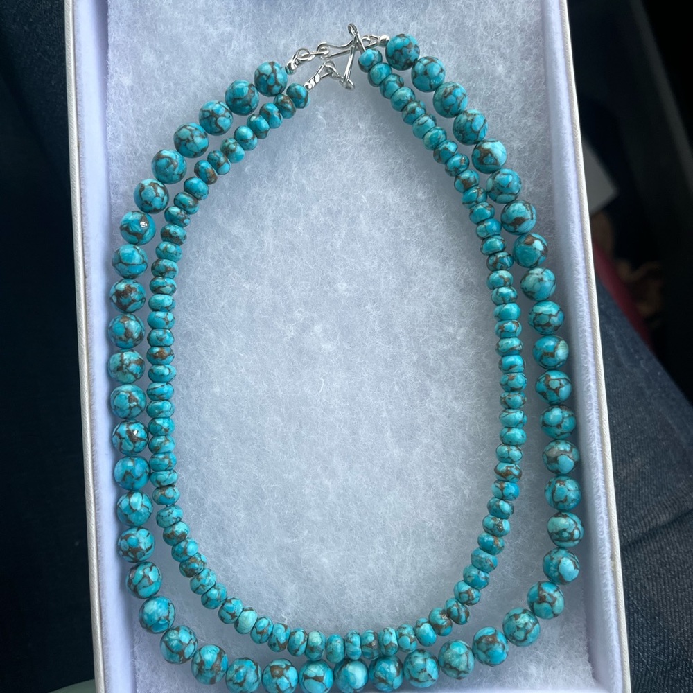 Turquoise Beaded Necklaces